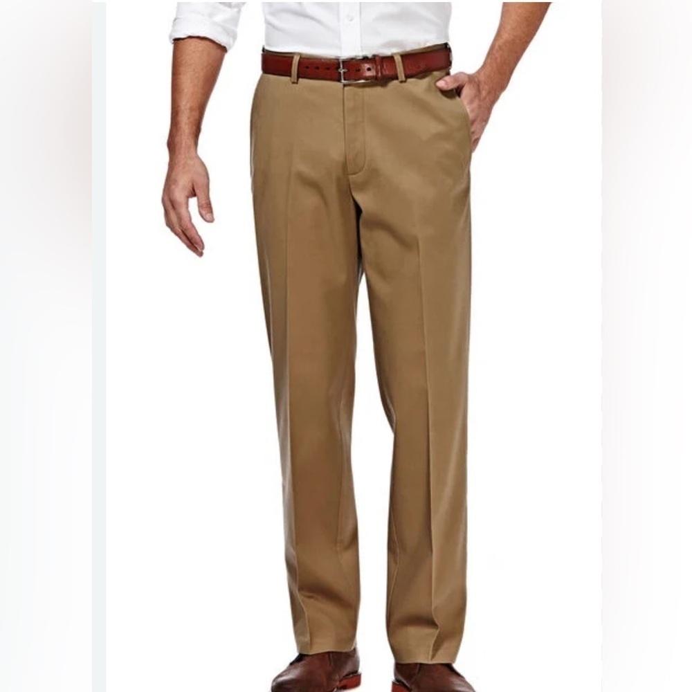 Haggar Classic Fit. Dark Tan. EA088